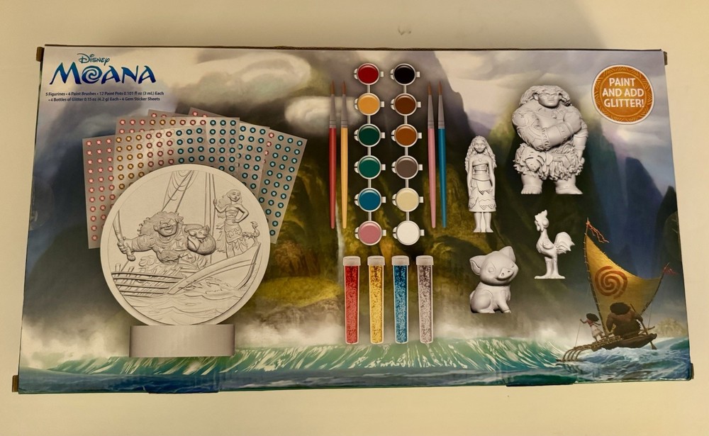 Disney MOANA Paint & Style Jumbo Set