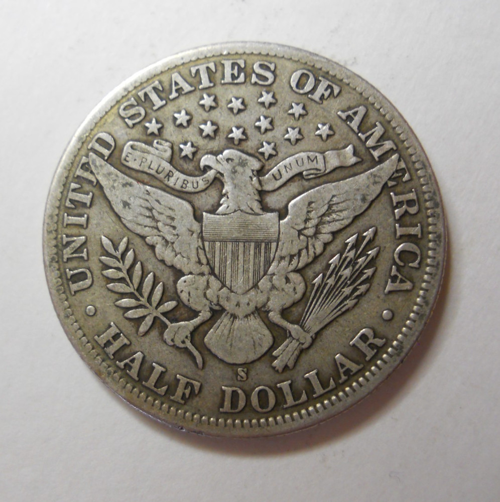 1899 S Barber Half Dollar