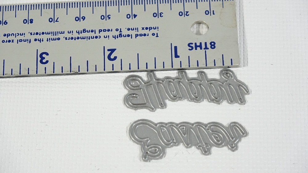 2017 Memory Box Craft Steel Die Happy Easter Perky Script 99628
