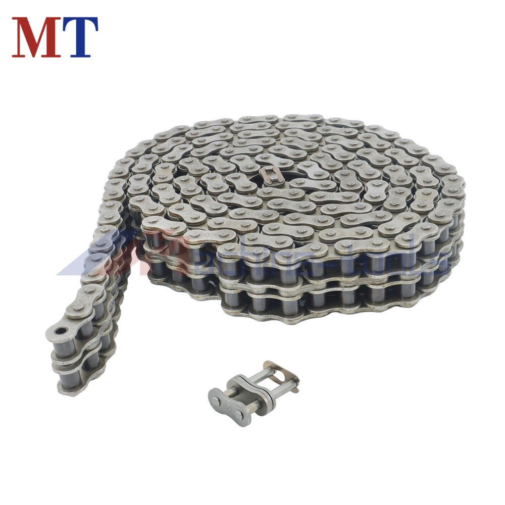 #60-2 Roller Chain Double Strand 10 Feet plus Connecting Master Link#60-2 Roller
