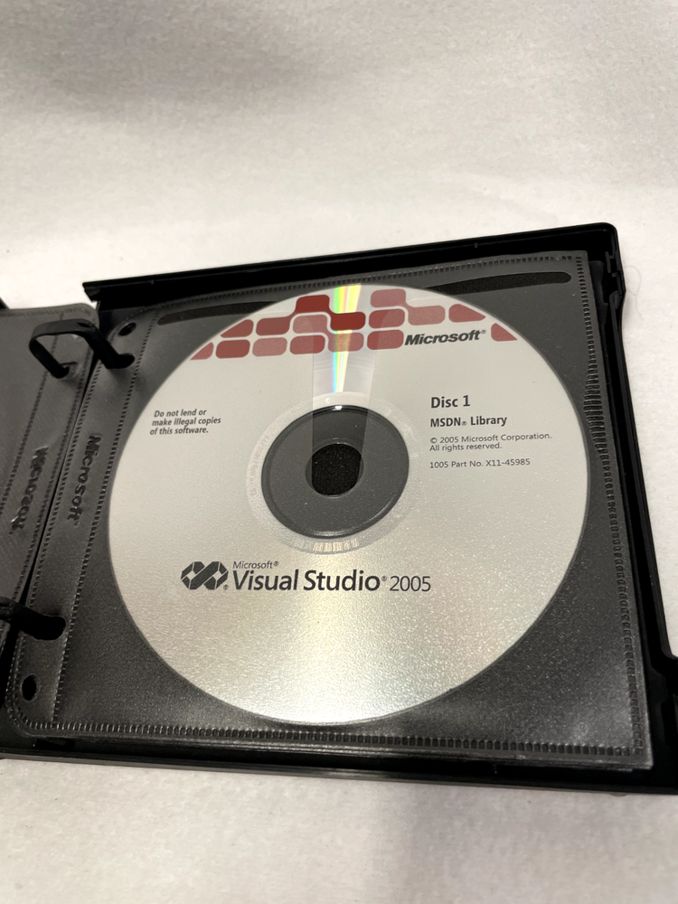 Microsoft Visual Studio 2005 Professional Edition ACADEMIC USE ONLY