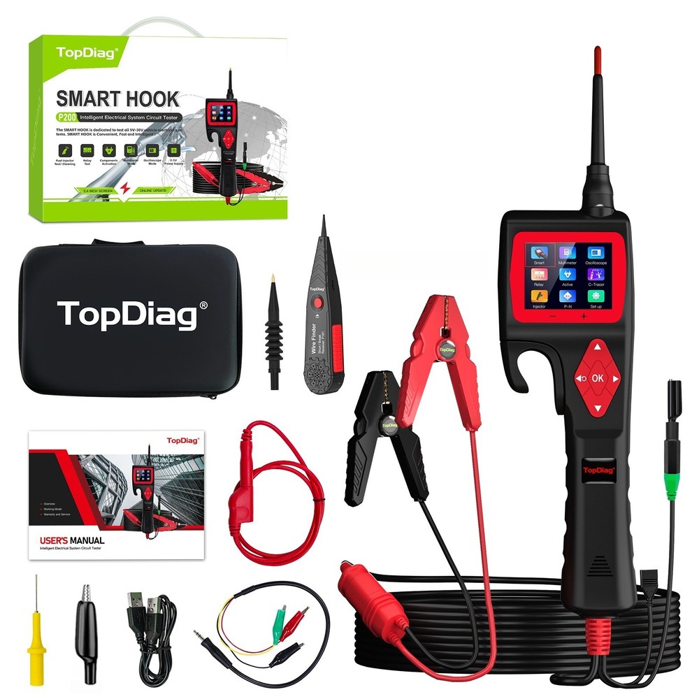 Smart Hook Car Power Tester Probe Kit Circuit Analyzer Multimeter Oscilloscope