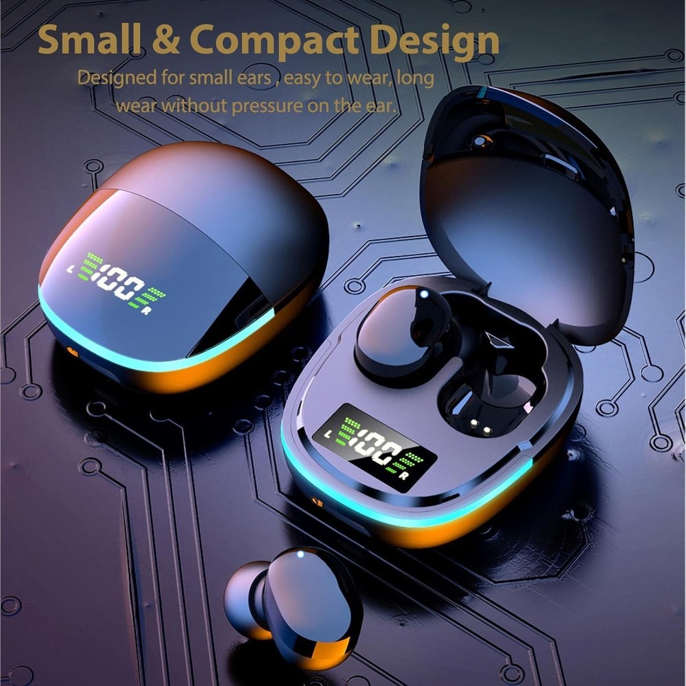 LED Display Bluetooth Earbuds Touch Control TWS Headphones for iOS/Android USA