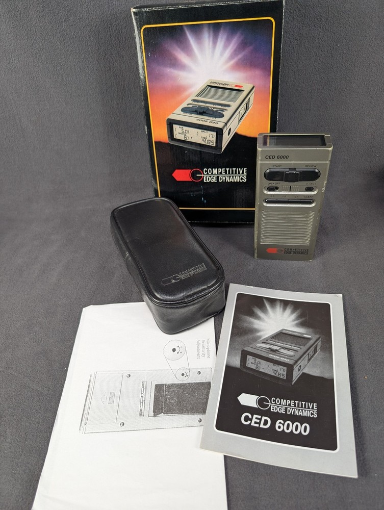 Competitive Edge Dynamics CED 6000 Shot Timer W/Original Box,Case, Manual TESTED