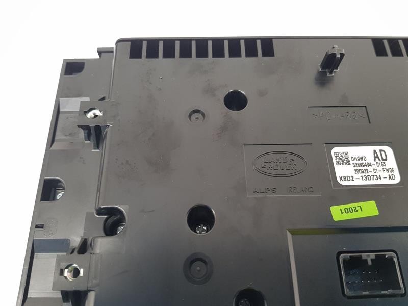 2020 LAND ROVER RANGE ROVER EVOQUE HEATER CONTROL PANEL ASSEMBLY K8D213D734AD