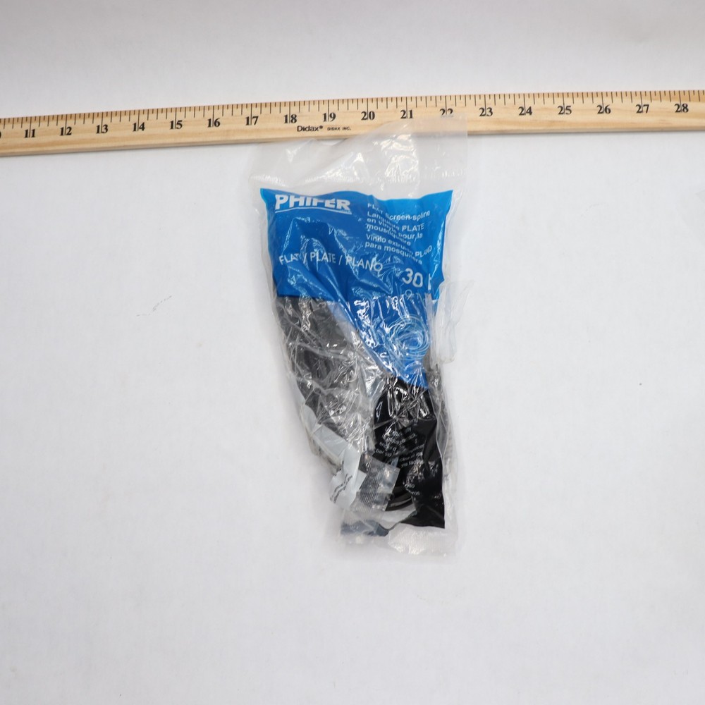 Phifer 0.3125 in. x 30 ft. Flat Black Spline