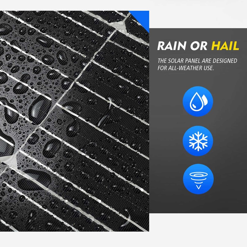 200 Watts 200W Monocrystalline Solar Panel 12V Mono Module for Battery Single