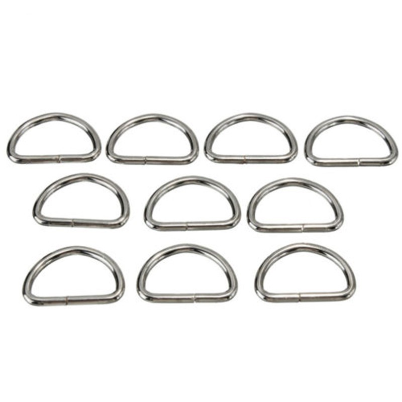 High Quality D Buckles Loop Ring Sturdy Easy To Use Good Load-bearing Metal