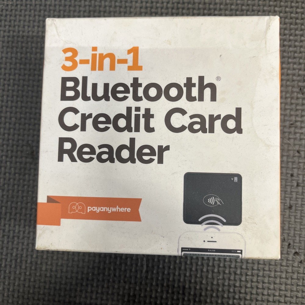 Payanywhere 3-in-1 Bluetooth® Credit Card Reader New In Box