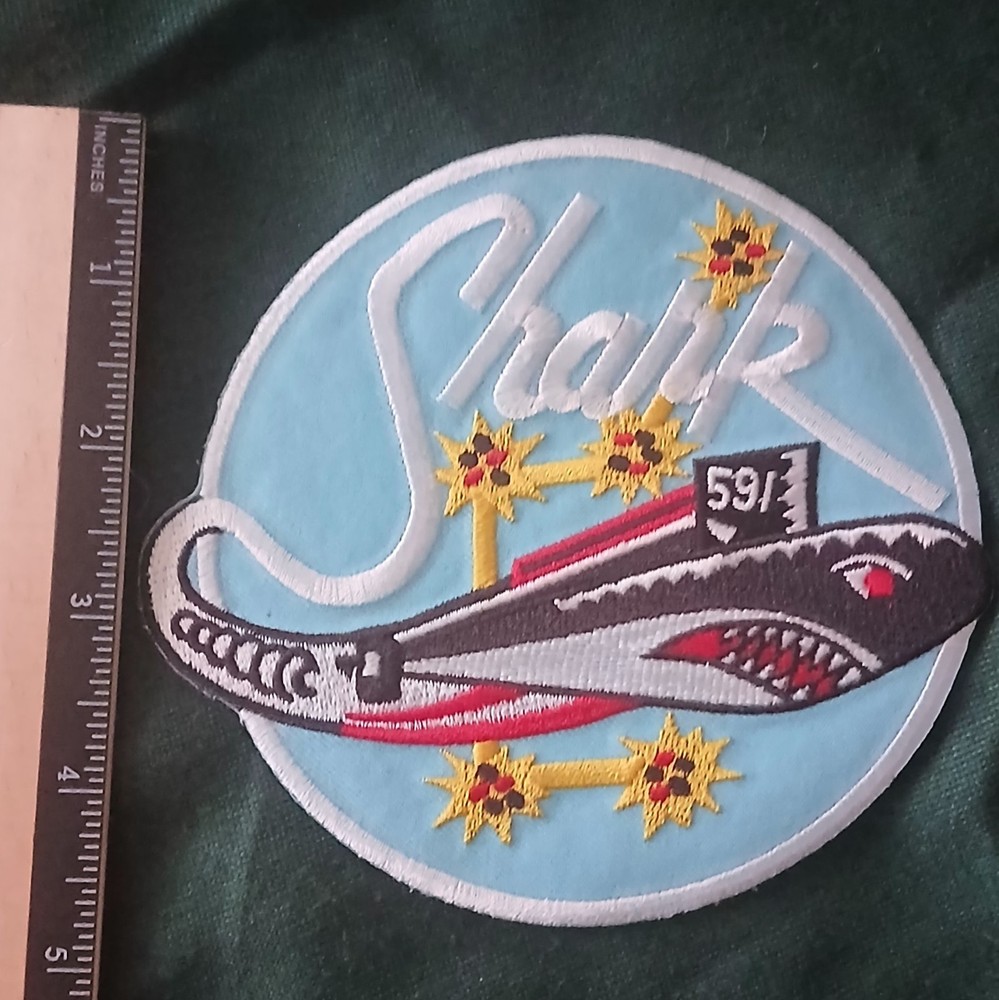 Patch US Navy Submarine SHARK SSN-591