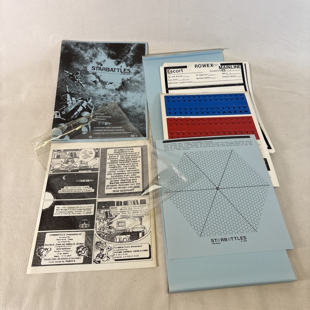 RARE Future Combat Simulations Starbattles RPG
