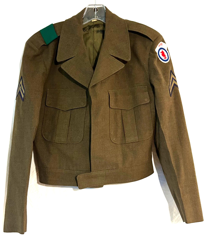 Post-WWII US 498th Engineer Special Brigade Ike Jacket / Uniform