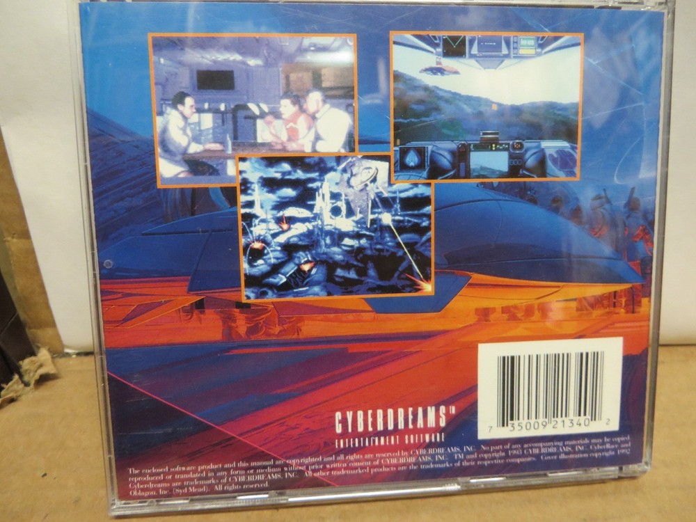 CD ROM VINTAGE 1990's SOFTWARE " CYBERRACE "