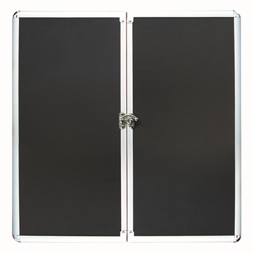 DARTBOARD CABINET – ALUMINIUM BLACK