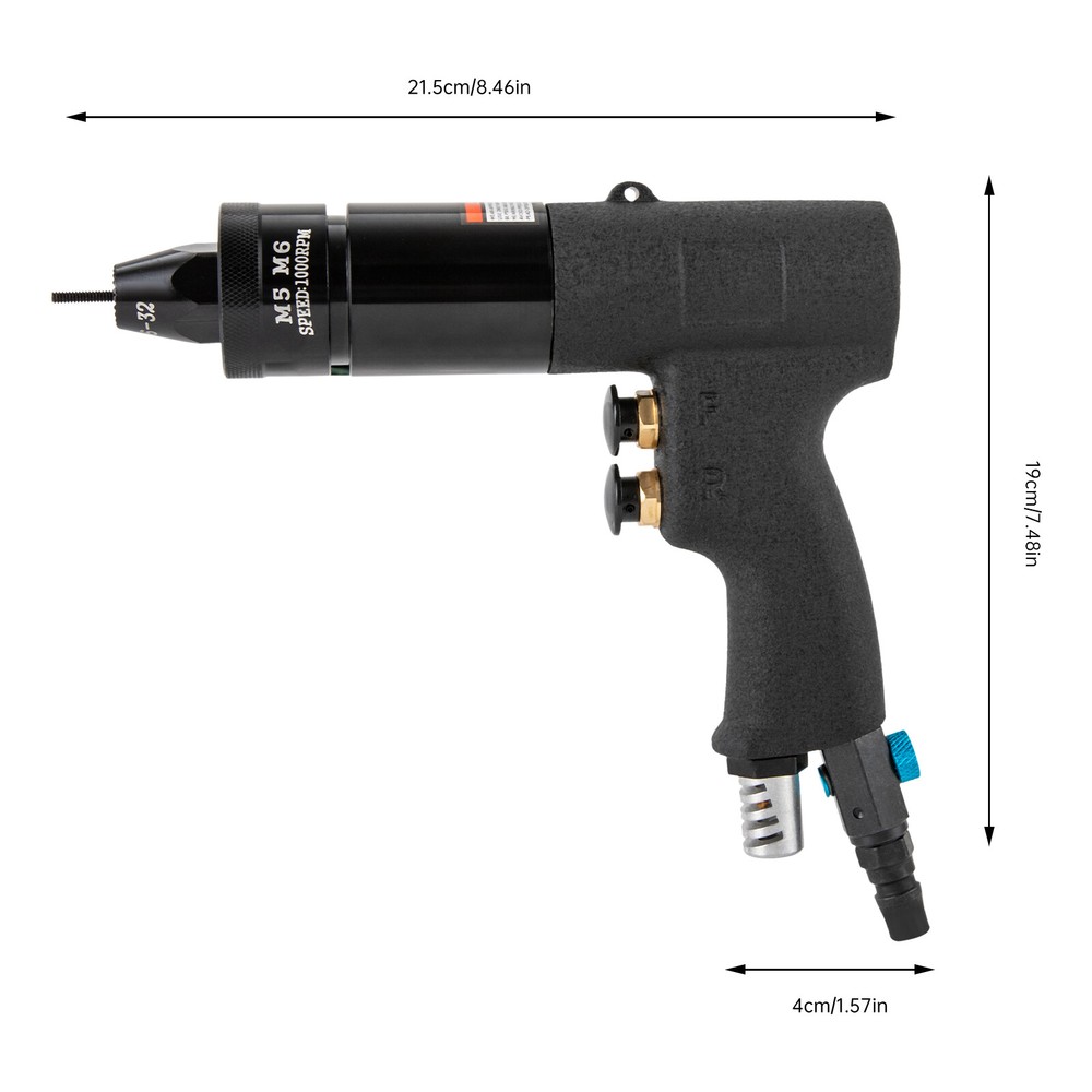 Pneumatic Rivet Nut Gun Riveting Machine Professional Air Rivet Nut Pull Setter