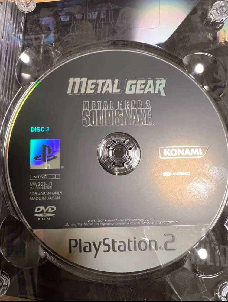 Metal Gear Solid Collection PS2 Game Solid 20th Anniversary limited Japan