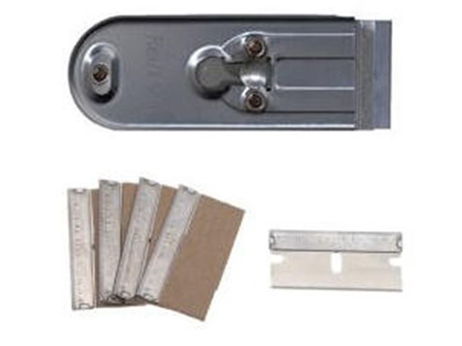 Razor Blade Scraper & 5 Blades - Red Devil