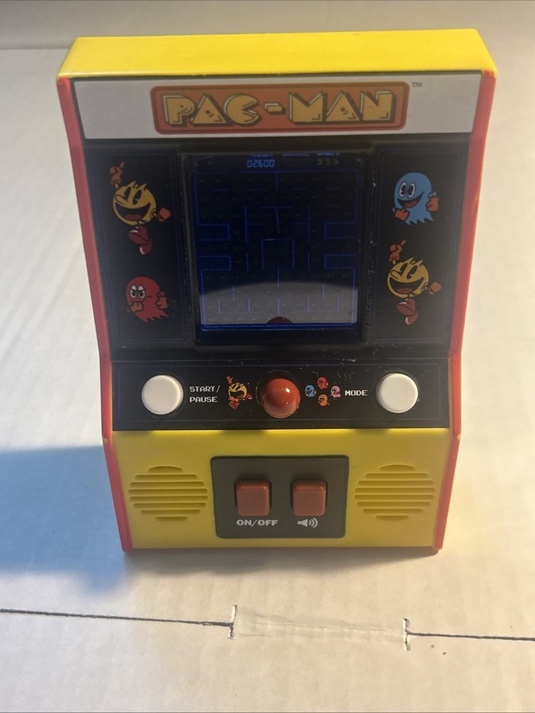 Pac-Man Mini Game Arcade Machine Handheld Classic Retro Tabletop