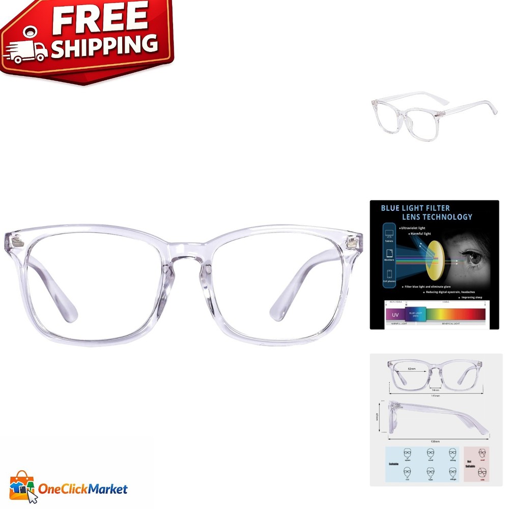 Polycarbonate HD Lens Blue Light Blocking Glasses for Ultimate Eye Protection