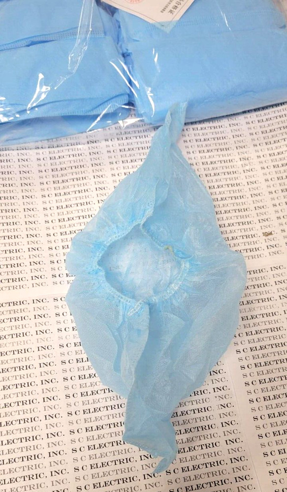 SHOE COVERS ELASTIC PROTECTIVE OVERSHOES - 100 COUNT
