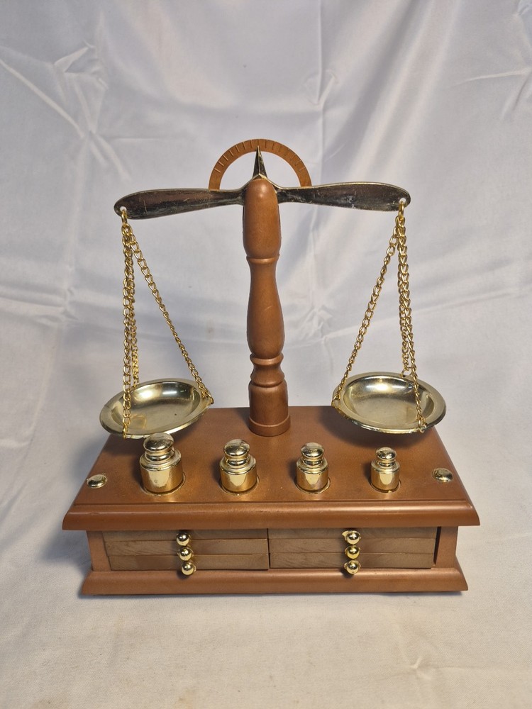 Vintage Scales Drink Coaster Set
