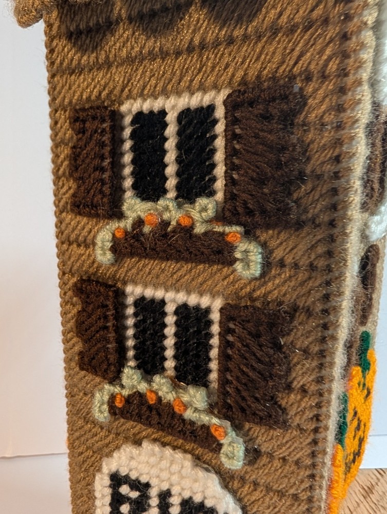 HAUNTED HOUSE TISSUE BOX COVER