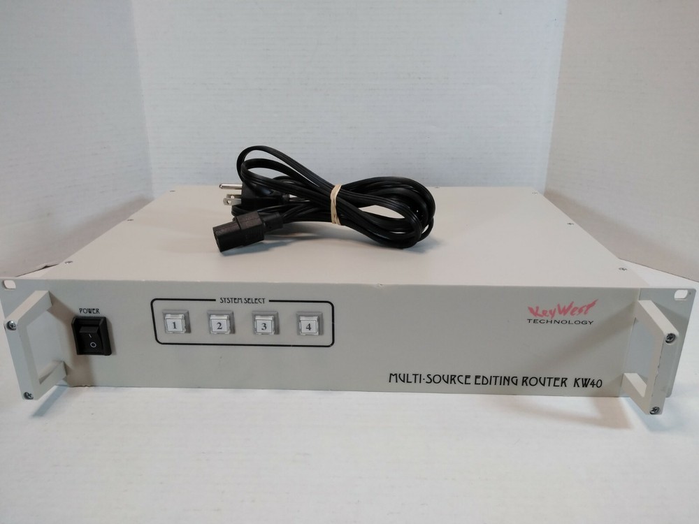 KeyWest Technology Multi-Source Editing Router KW-40 READ DESCRIPTION