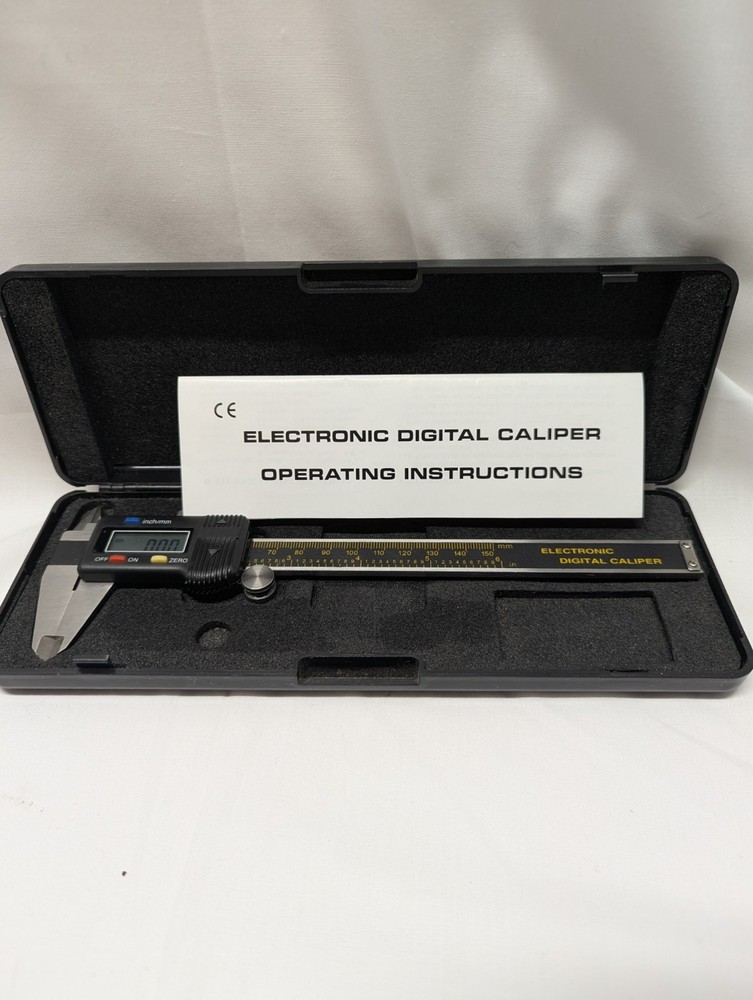 6" Calipers Metal, Electronic, Digital, Pre-owned, Unbranded