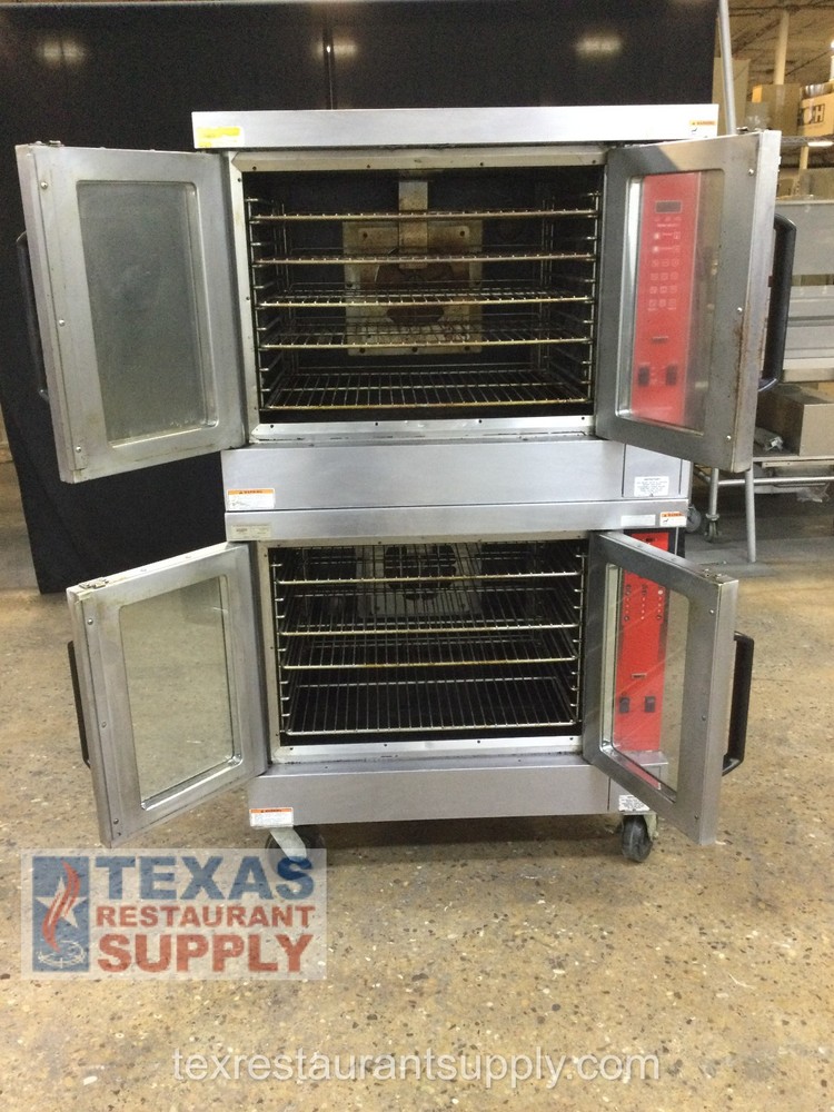 Vulcan Natural Gas Double Stack Full Size Convection Oven