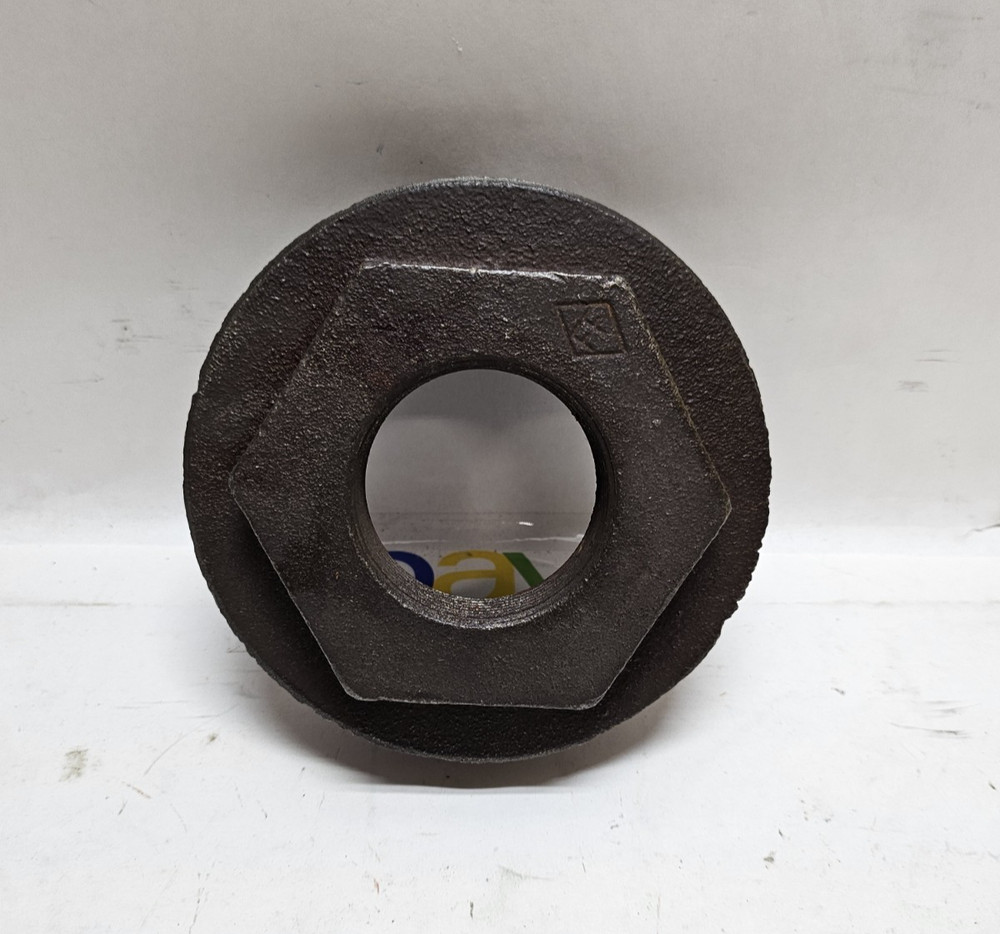 Black Malleable Threaded Reducing Hex Bushing 5 x 2"