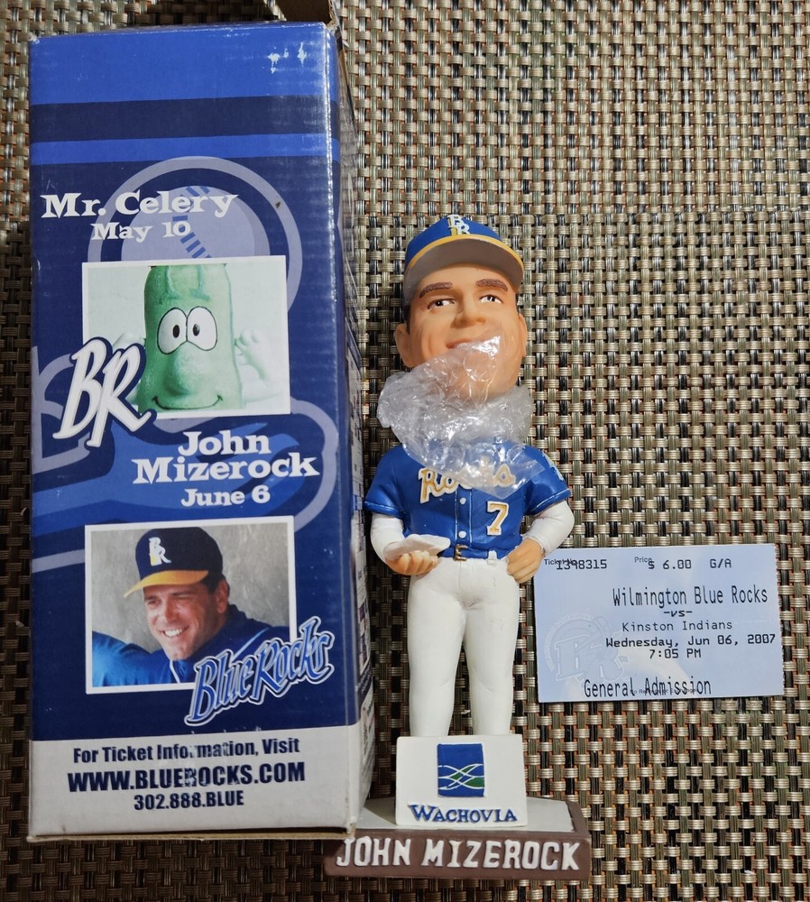 John Mizerock 6-6-07 Blue Rocks SGA Bobblehead