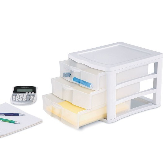 Sterilite Clearview 3-Drawer Organizer 1791