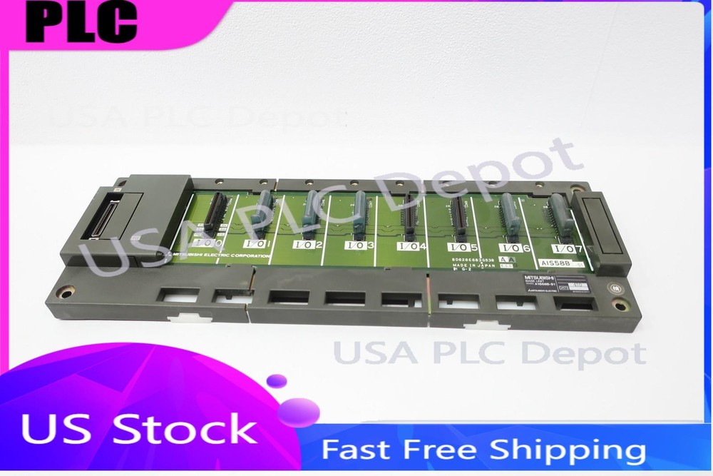 Mitsubishi A1S58B-S1 Base Unit Module 7 I/o