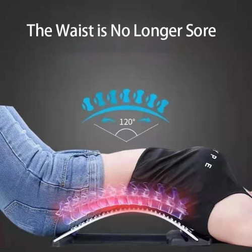 Back Stretcher for Lower Back Pain Relief, Back Cracking Device, Multi-Level