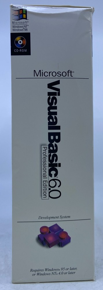 Microsoft Visual Studio 6.0 Professional Big Box Edition Collector's Vintage