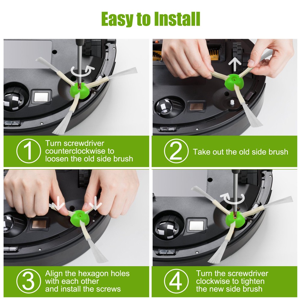 13PCS For iRobot Replacement Parts Roomba e5 e6 e7 i7 i7+/i7 Plus e and i Series