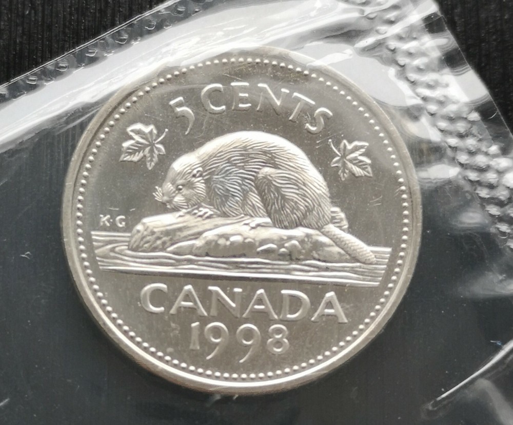 *** CANADA 5 CENTS 1998 W *** SEALED PROOF LIKE ***
