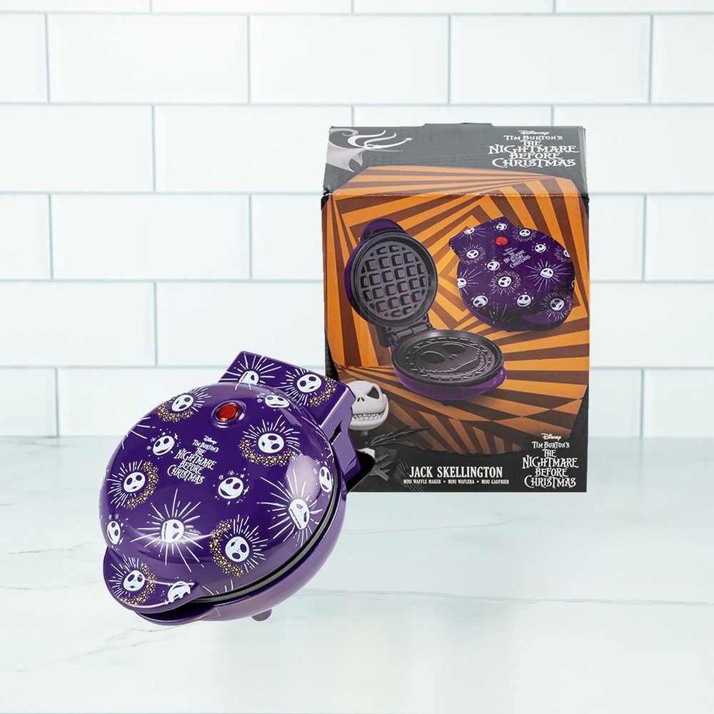 Nightmare Before Christmas Jack Skellington Mini Waffle Maker - Small Kitchen