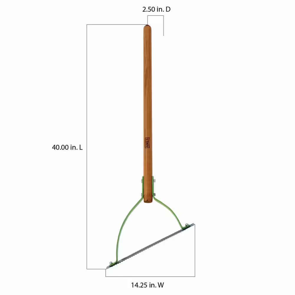 36 In. Wood Handle Double Blade Weeder