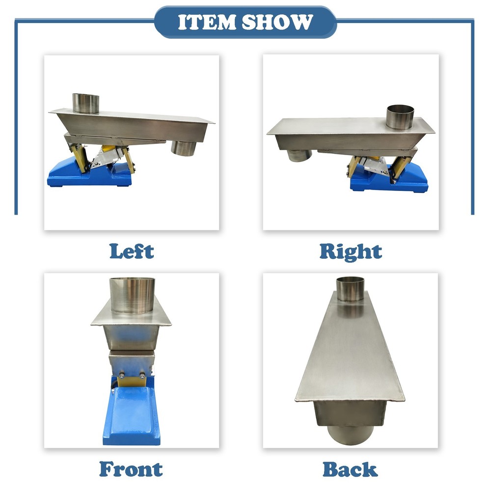 110V Closed Type Electromagnetic Vibration Feeder Shaking Feeder with Controller