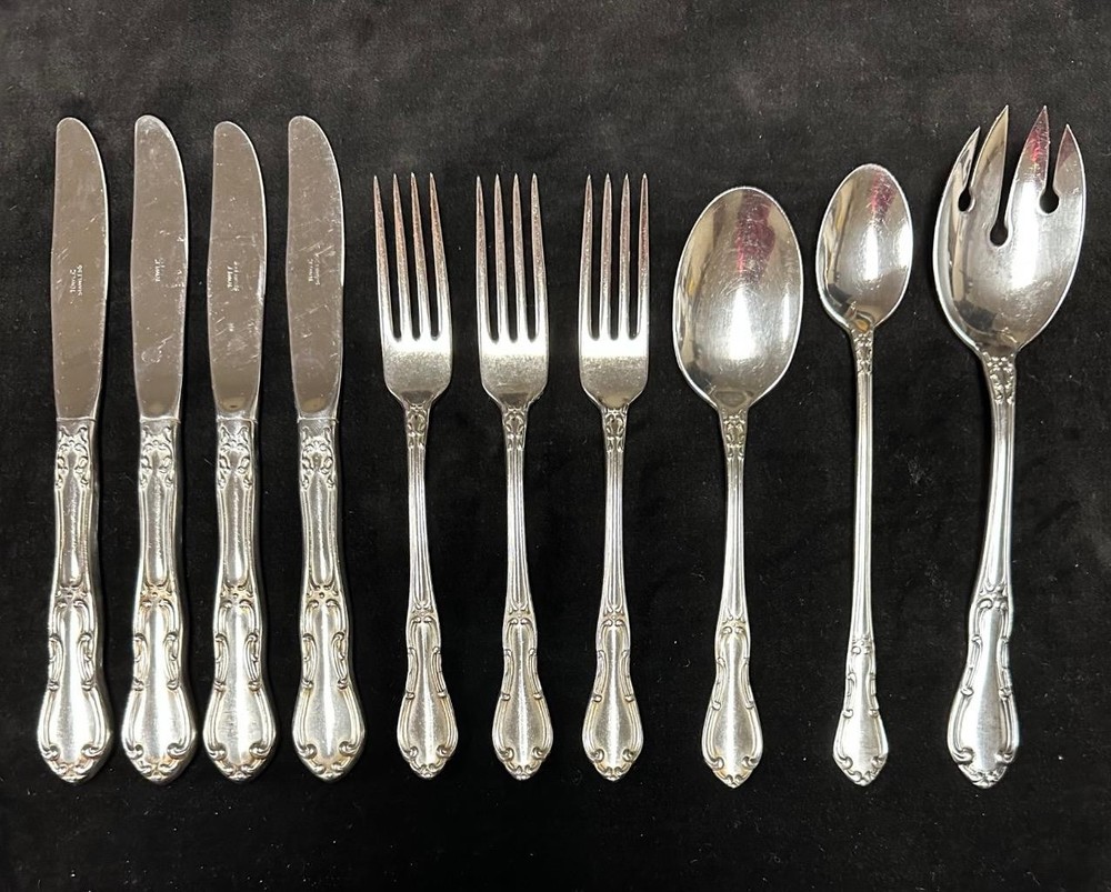 10 Pieces Towle Merrimack Pattern Stainless Flatware Silverware Mixed Lot