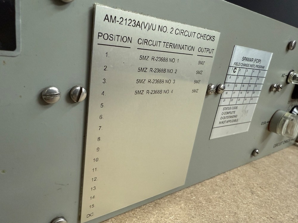 Frequency Electronics RF Amplifier FE70 FE 70 Working MIL-Spec Ham Radio