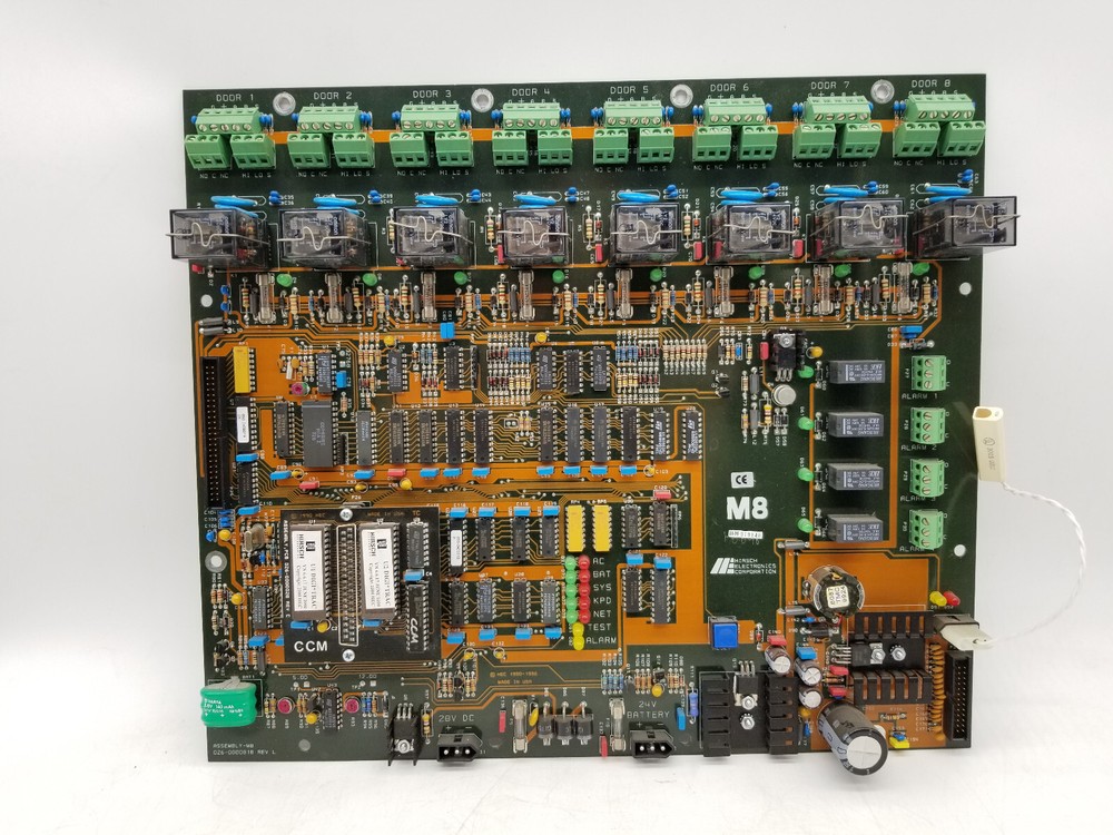 Hirsch Security Access Control M8 8-Door Controller Board 026-0000818