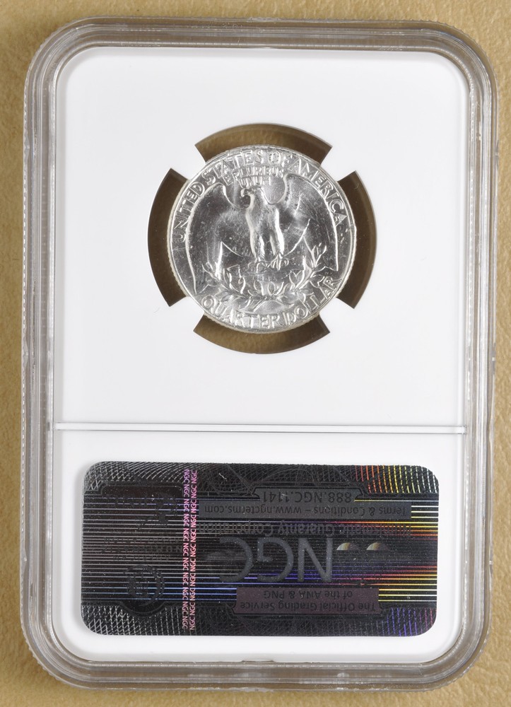 1959 P Washington Quarter 'Type B Reverse' NGC MS65