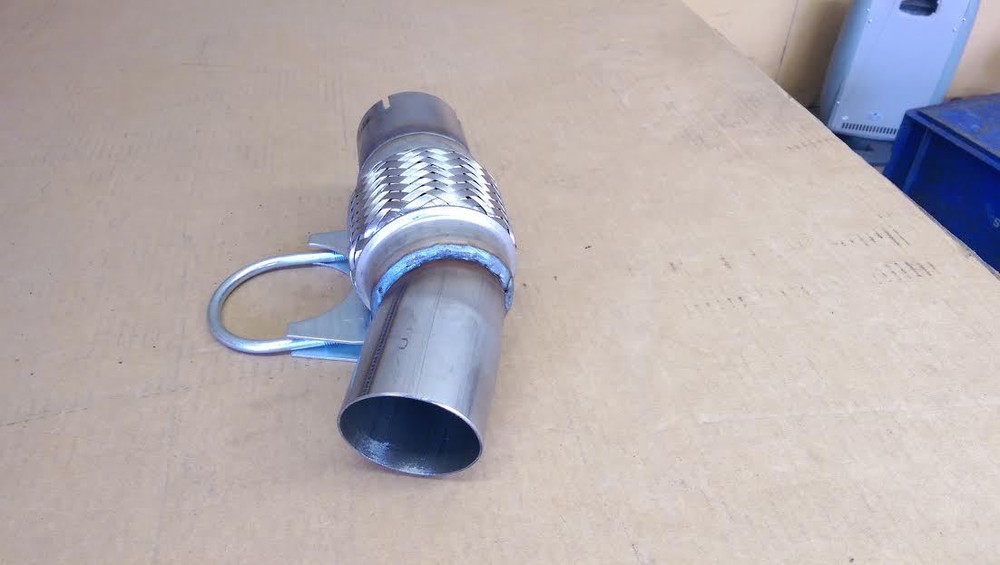 BMW 320D Exhaust Flexi Flex Easy Repair front Pipe, Stainless
