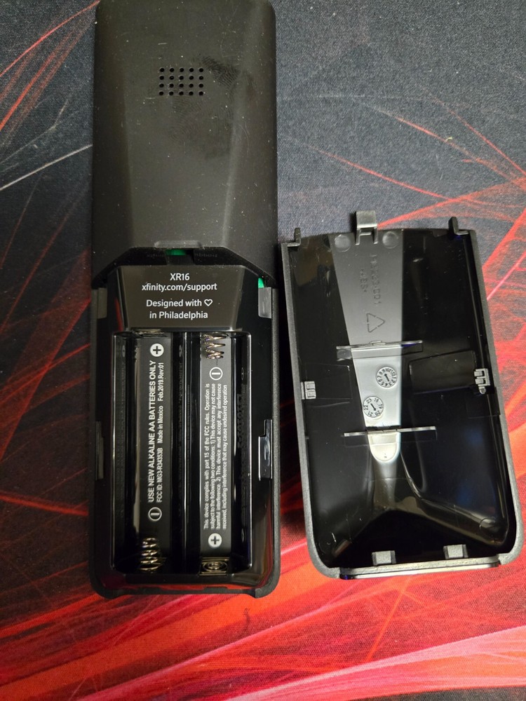 Comcast Xfinity XR16 Voice Remote Control Stream Flex Tv Device Black
