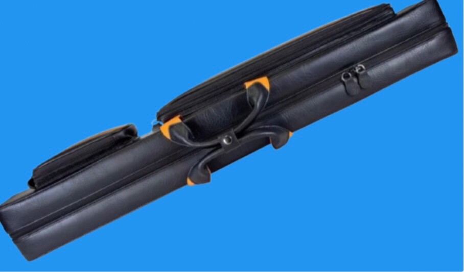 MOLINARI CUE CASE SOFT 2x4 BLACK / ORANGE