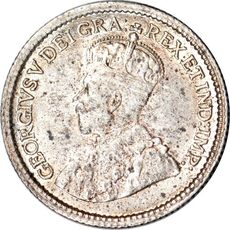 1914 5C Canada Five Cents AU