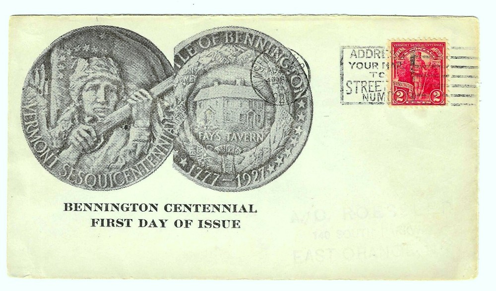 US Stamp #643 on FDC with Roessler Cachet VF, Neatly Opened at Top