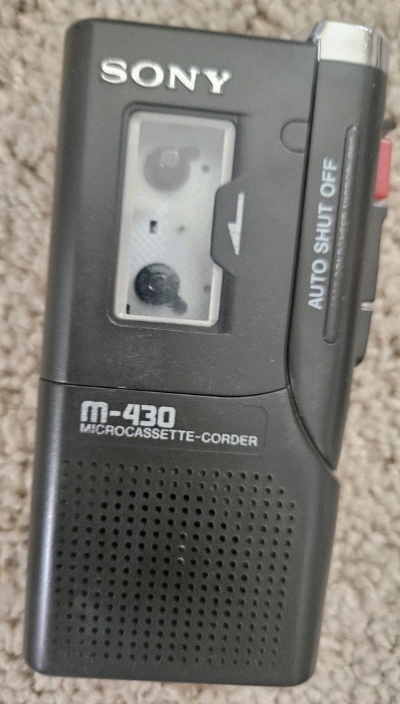 Sony M-430 Micro Cassette Tape Recorder M430 Powers On, Does Not Work